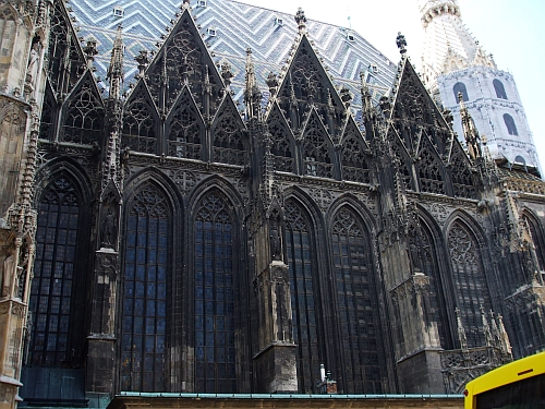 Roof of the nave of the Stephansdom, Vienna