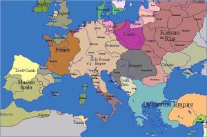 Map of Europe c. 1100 CE (click-through for far better one)