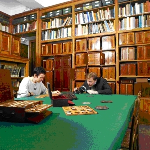 The McClean Room, Department of Coins & Medals, in use for study