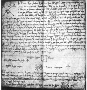 Donation by King Alfonso I 'the Battler' of Aragón to the cathedral of Tudela, 1123 (Tudela was conquered in 1119)