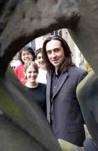 Neil Oliver being showy at the University of Aberdeen