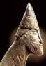 Antler carving of a presumed Norseman found at Sigtuna