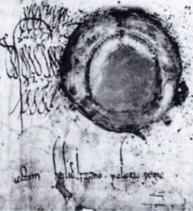 Detail of a charter of Louis the German of 841 showing his signature and seal, from Wikimedia Commons