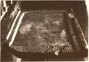 Altar slab from the pre-monastic church of Sant Pere de Casserres