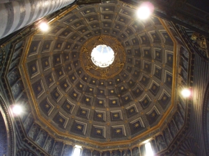 Interior of the dome of Siena Cathedral