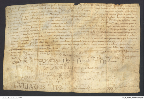Archivo de la Corona d'Aragón, Cancilleria, Pergamins Seniofredo 39
