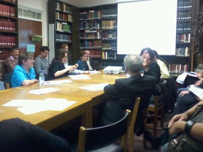 Attendees of the Earlier Middle Ages Seminar at the Institute of Historical Research