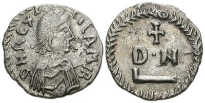 Silver coin of Carthage in the name of King Gelimer, 530x534