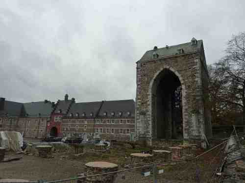 The current state of the old abbey of Stavelot-Malmédy