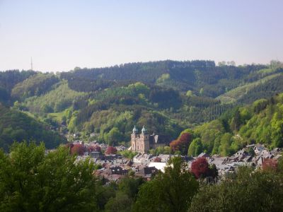 The valley of Malmédy in the Eifel region