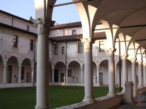 The cloister of Santa Giulia di Brescia