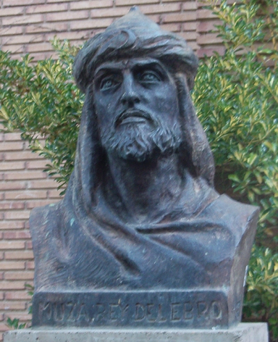 Modern bust of Mūsā ibn Mūsā in Tudela