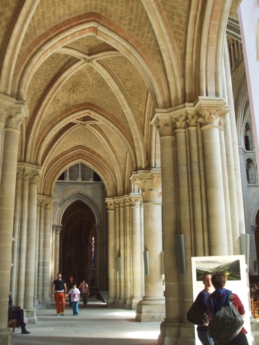 South aisle of Notre-Dame de Lausanne