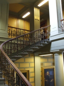 Stairway into the Biblothèque de l'Université de Genève