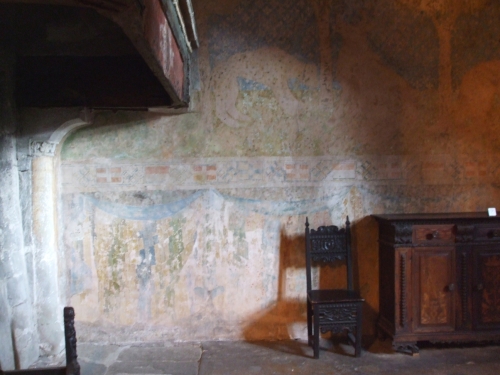 Wall-painting in a bedroom of the Château de Chillon