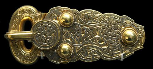 The Sutton Hoo belt buckle now in the British Museum