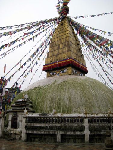 The Chahabil stupa in Nepal
