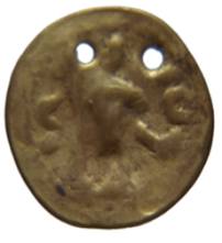 Gold imitation of a Roman sestertius, R. Darley "Indo-Byzantine trade, 4th-7th centuries A. D.: a global history", unpublished Ph. D. thesis (University of Birmingham 2009), cat. no. 57