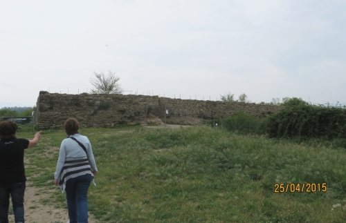 The Visigothic wall at l'Esquerda, Roda de Ter