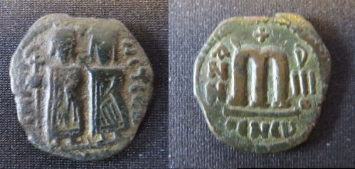 Probable coin of the Persian occupation of Syria in the reign of the Emperor Phocas (602-610), Leeds University Library, Thackray Collection, uncatalogued