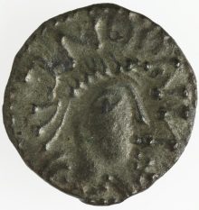Obverse of an early English penny, Cambridge, Fitzwilliam Museum, De Wit Collection, CM.1815-2007