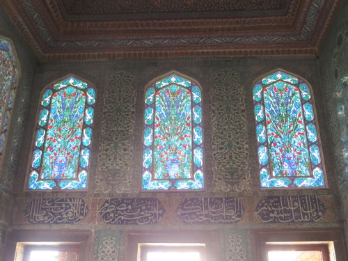Stained glass windows in the harem of the Topkapı Palace, Istanbul