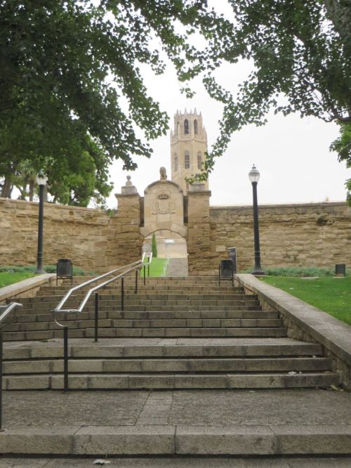 Entry to the complex of the Seu Vella de Lleida