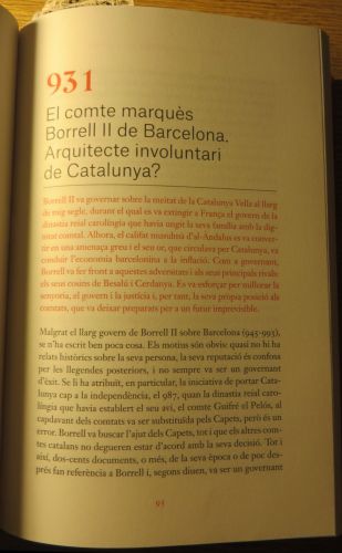 First page of Jonathan Jarrett, ‘El comte marquès Borrell II de Barcelona: arquitecte involuntari de Catalunya?’, trans. Mònica Molera i Jordà, in Borja de Riquer (ed.), Vides catalanes que han fet història (Barcelona 2020), pp. 95–102