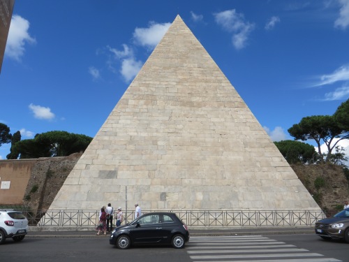 The Pyramid of Cestius, Rome