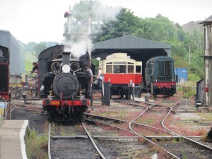 The yard at Embsay station on 27th June 2021