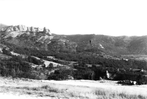 1994 picture of settlement at Vilavella de Castellet, Pallars Jussà, Catalonia