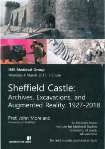 Poster for seminar by John Moreland at the University of Leeds