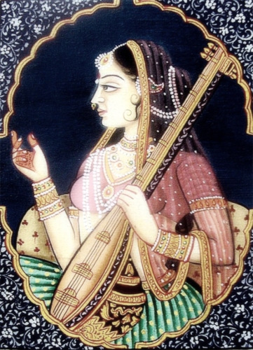 Rajasthani portrait of Meerabai