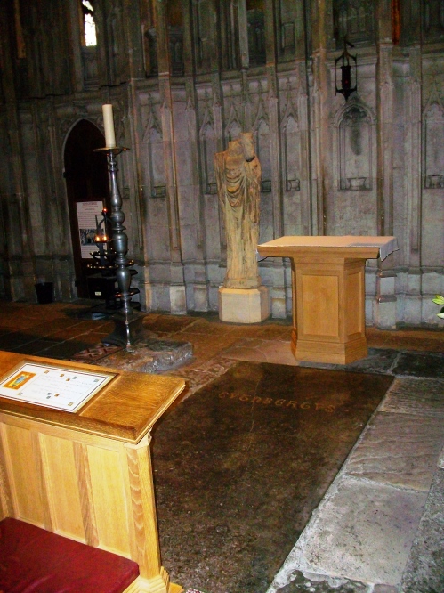 Saint Cuthbert's tomb in Durham Cathedral