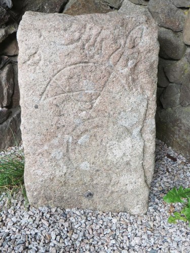 Class II symbol stone at Rhynie Old Kirk