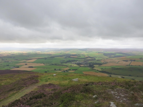 View of Rhynie from Tap O'Noth hillfort