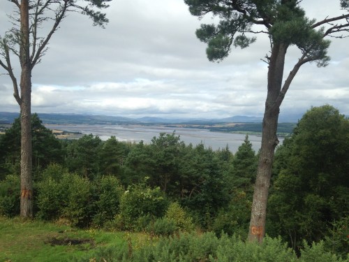 View of the sea from Craig Phadrig, near Inverness