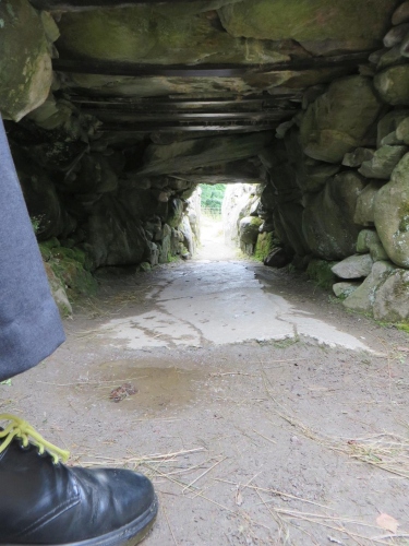 View through the entranceway of Corrimony Cair, Glenurquhart