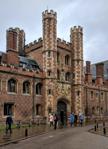 Main gate of St John's College, Cambridge