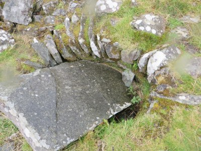 Cistern in the lower precinct of Dunadd hillfort