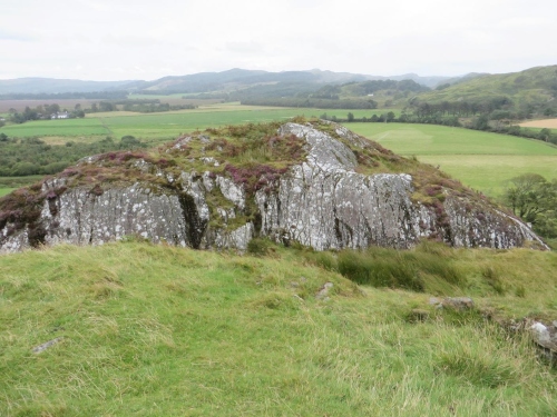 View from the citadel of Dunadd Fort