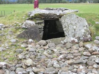 The entrance to Nether Largie South Cairn, Kilmartin