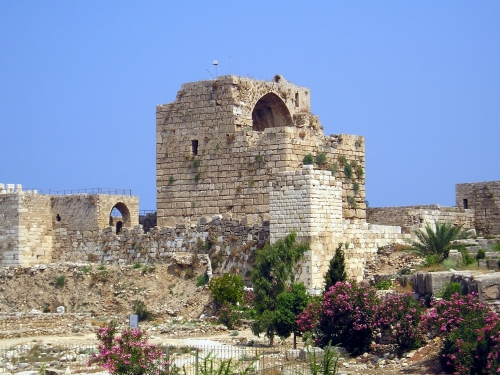 Ruins of Byblos Castle, Lebanon